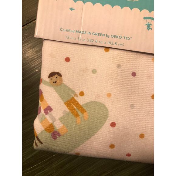 Pillowfort NWT Pals Design/Pattern Shower Curtain 72x72 - Picture 2 of 4